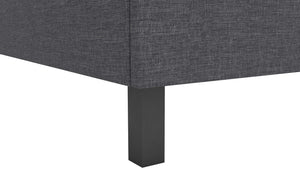 DHP Janford Upholstered Bed Frame - Gray - Twin