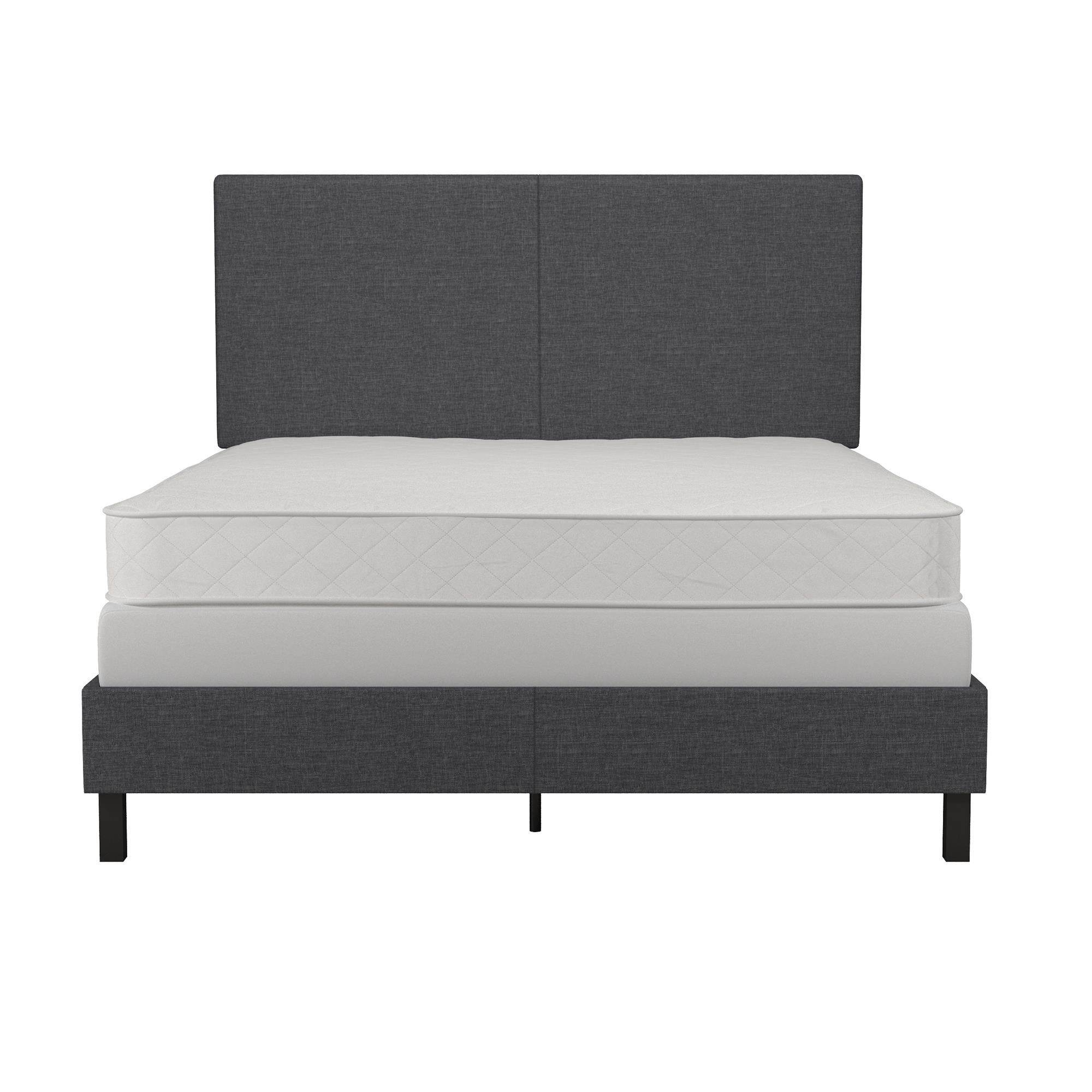DHP Janford Upholstered Bed Frame - Gray - Full