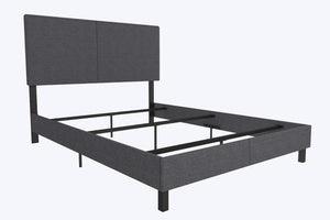 DHP Janford Upholstered Bed Frame - Gray - Full