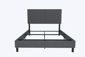 DHP Janford Upholstered Bed Frame - Gray - Full