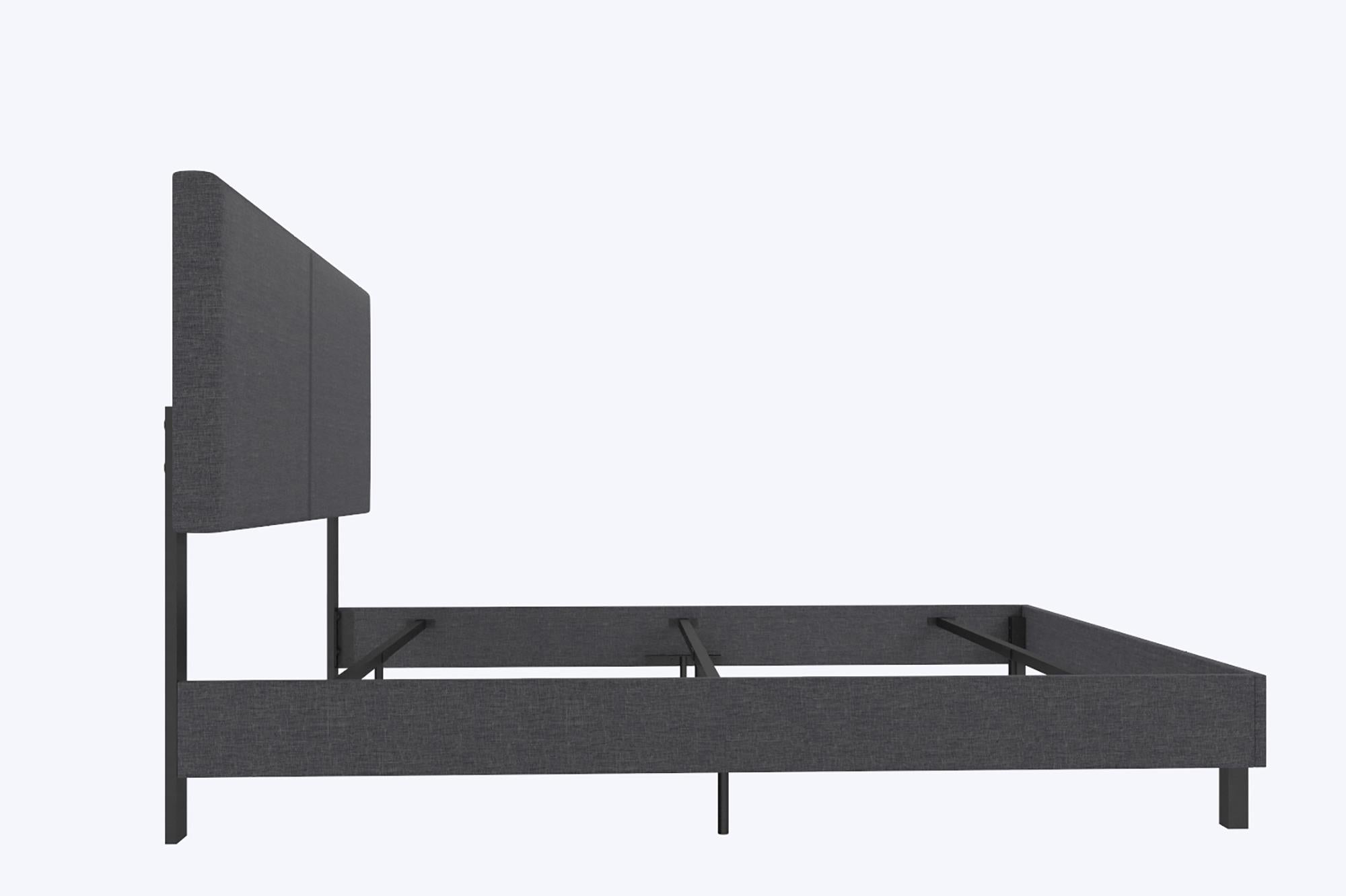 DHP Janford Upholstered Bed Frame - Gray - Full