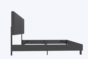 DHP Janford Upholstered Bed Frame - Gray - Full
