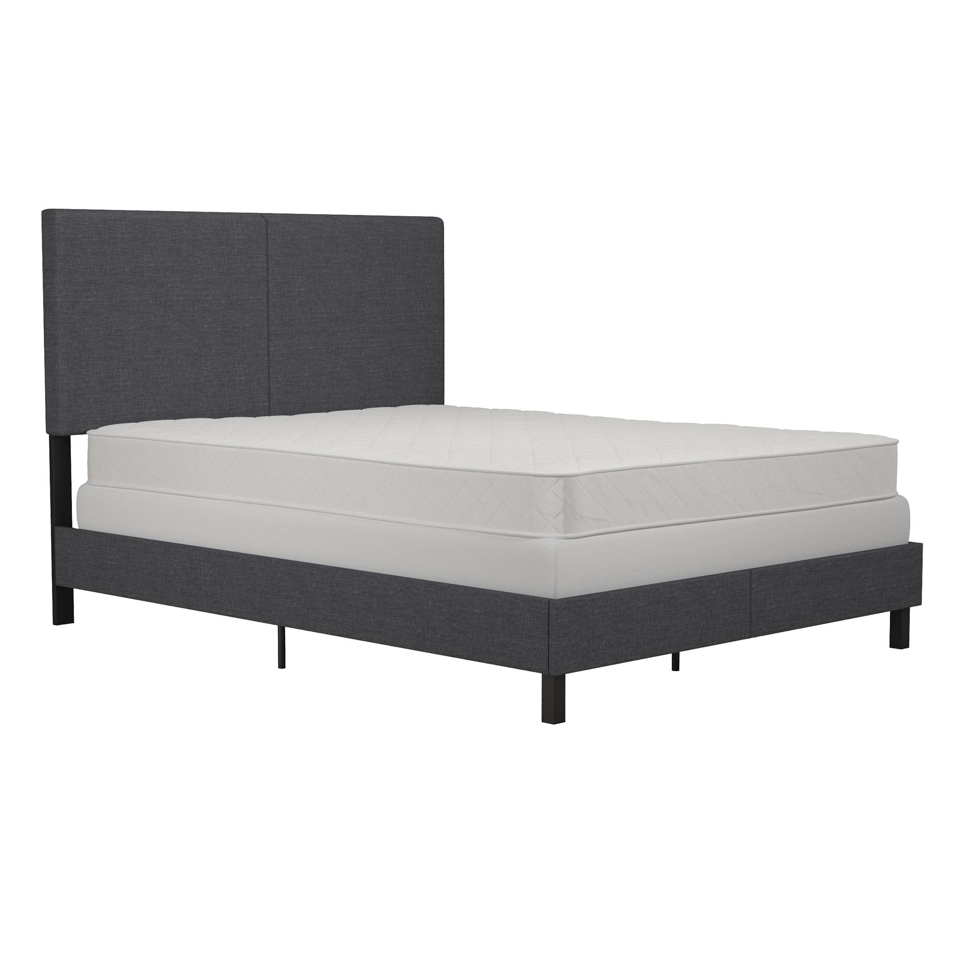 DHP Janford Upholstered Bed Frame - Gray - Queen