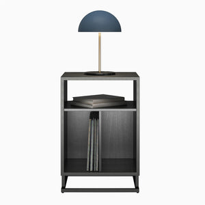 Novogratz Regal Turntable Stand / End Table - Black Oak