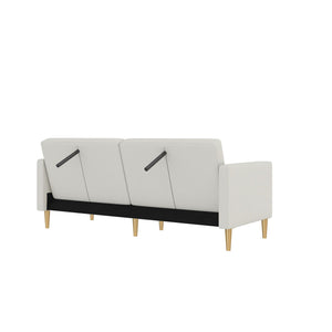 DHP Alicent Upholstered Daybed - Light Gray