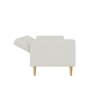 DHP Alicent Upholstered Daybed - Light Gray