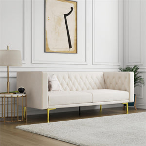 DHP Marseille Tuxedo Sofa - Ivory