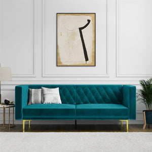 DHP Marseille Tuxedo Sofa - Emerald Green