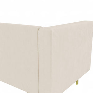 DHP Marseille Tuxedo Sofa - Ivory