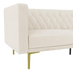 DHP Marseille Tuxedo Sofa - Ivory