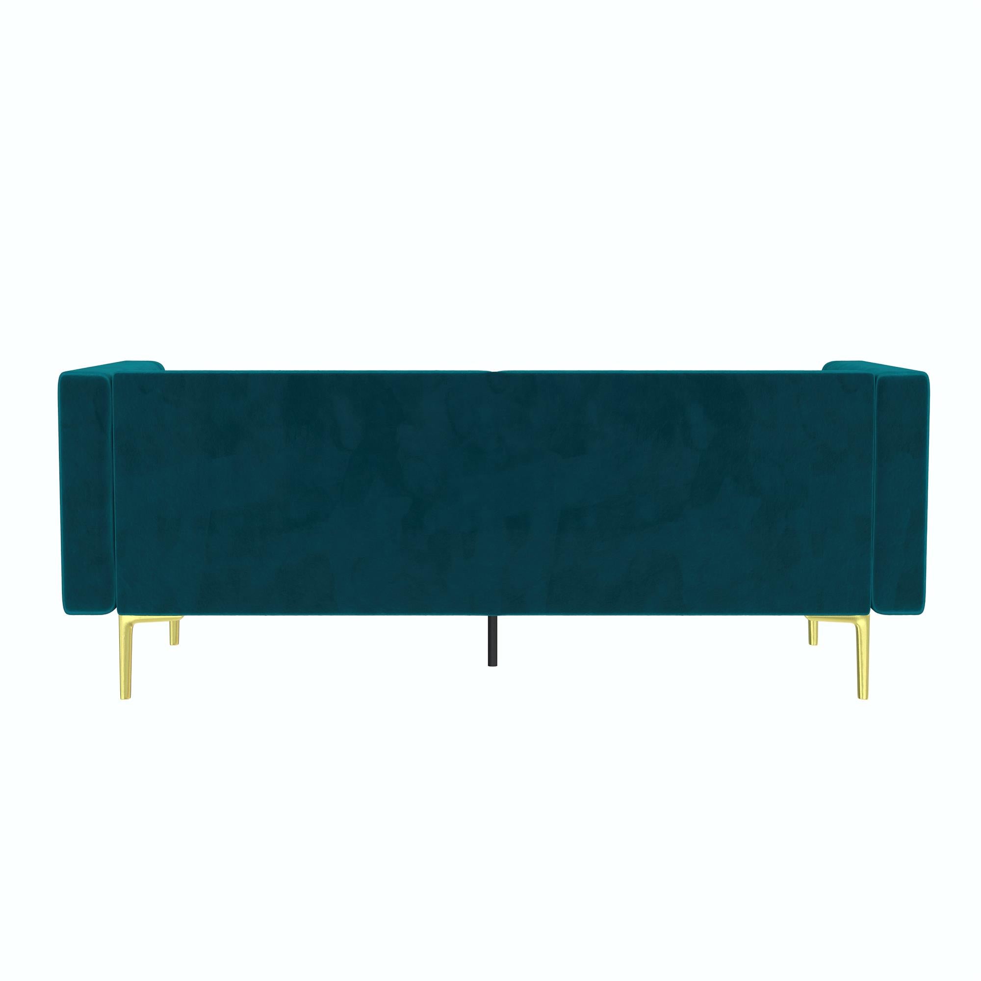 DHP Marseille Tuxedo Sofa - Emerald Green