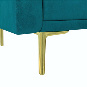 DHP Marseille Tuxedo Sofa - Emerald Green