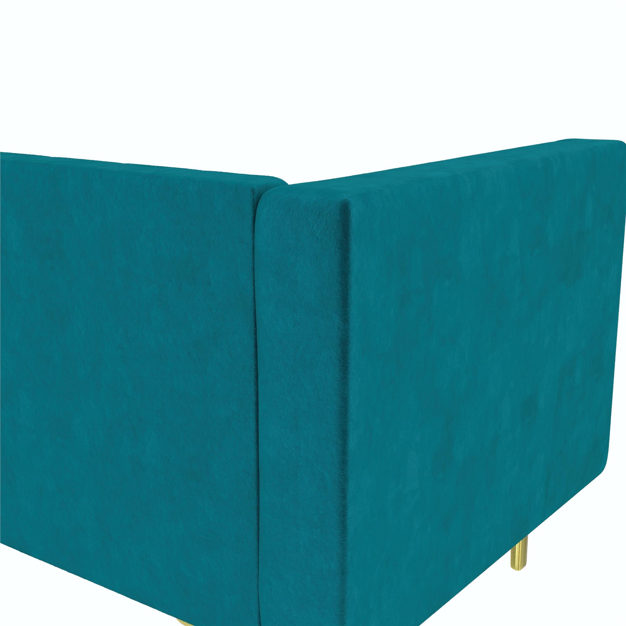 DHP Marseille Tuxedo Sofa - Emerald Green