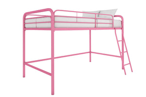 DHP Jett Kids' Low Loft Bed - Pink - Twin