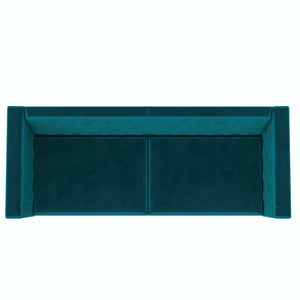 DHP Marseille Tuxedo Sofa - Emerald Green