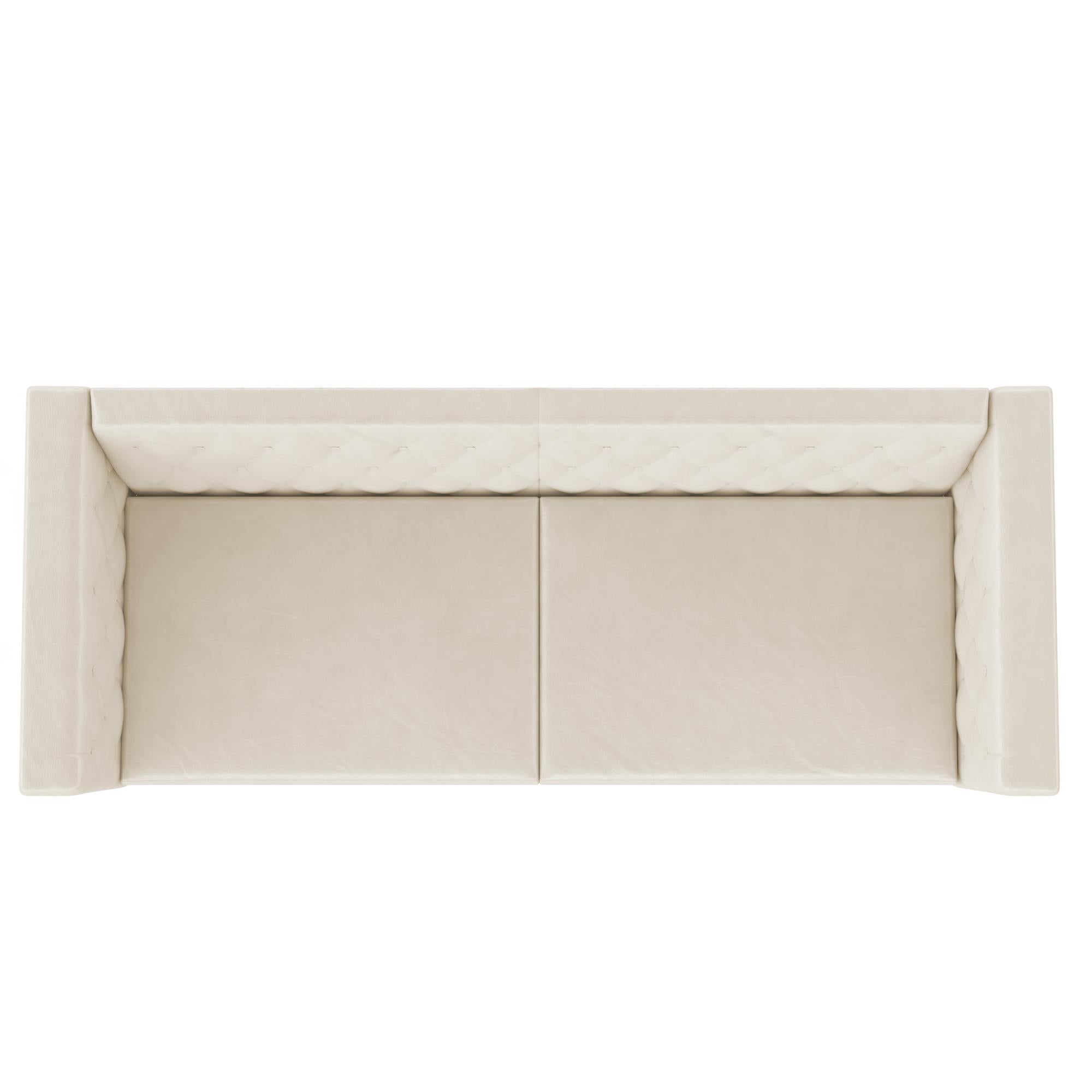 DHP Marseille Tuxedo Sofa - Ivory