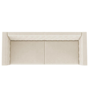 DHP Marseille Tuxedo Sofa - Ivory