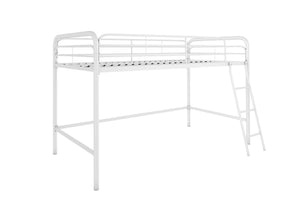 DHP Jett Kids' Low Loft Bed - White - Twin