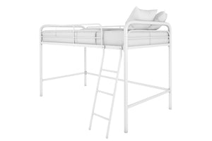 DHP Jett Kids' Low Loft Bed - White - Twin