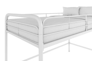DHP Jett Kids' Low Loft Bed - White - Twin