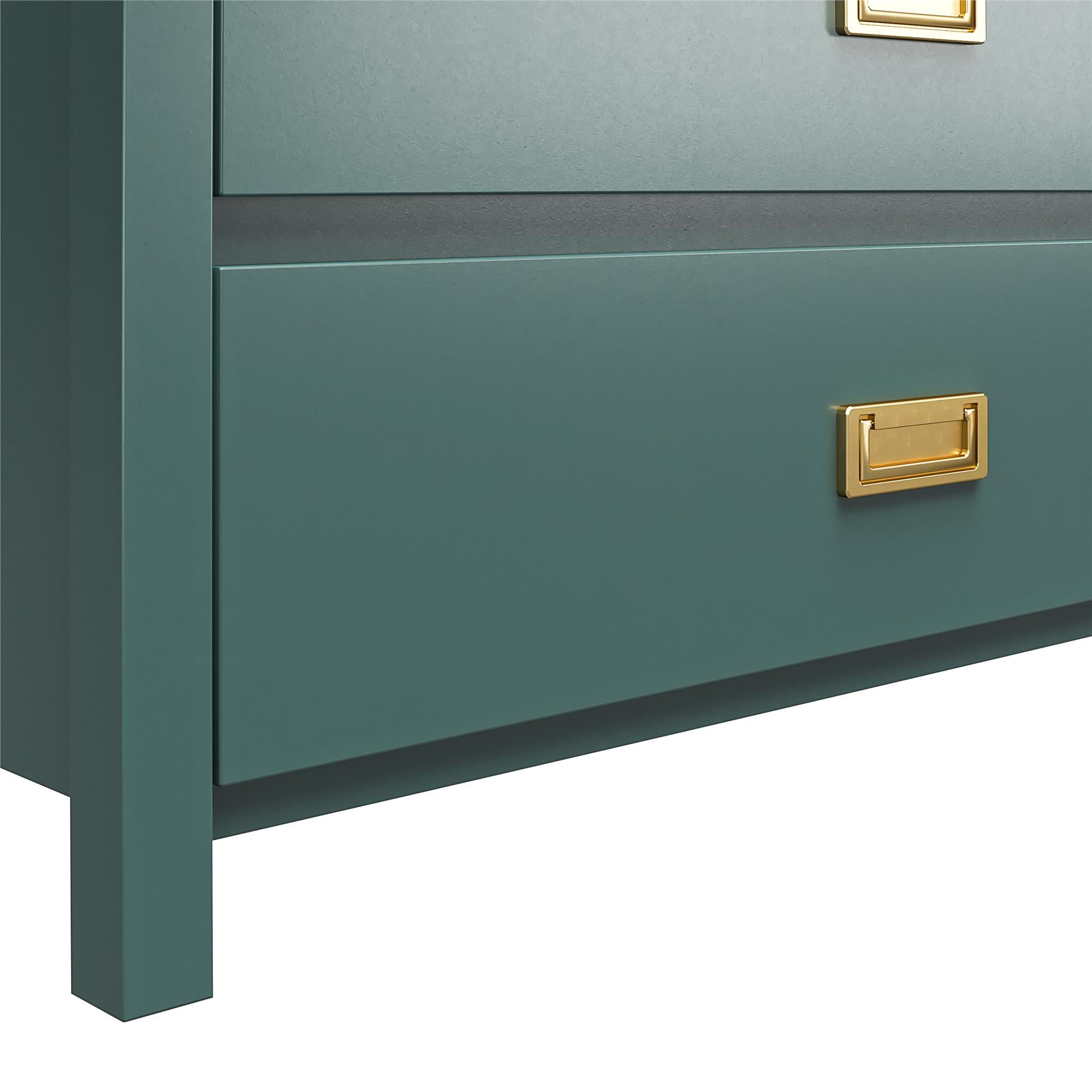 Haven 3-Drawer Kids' Dresser, Hunter Green - Hunter Green