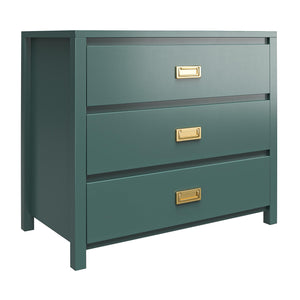 Haven 3-Drawer Kids' Dresser, Hunter Green - Hunter Green