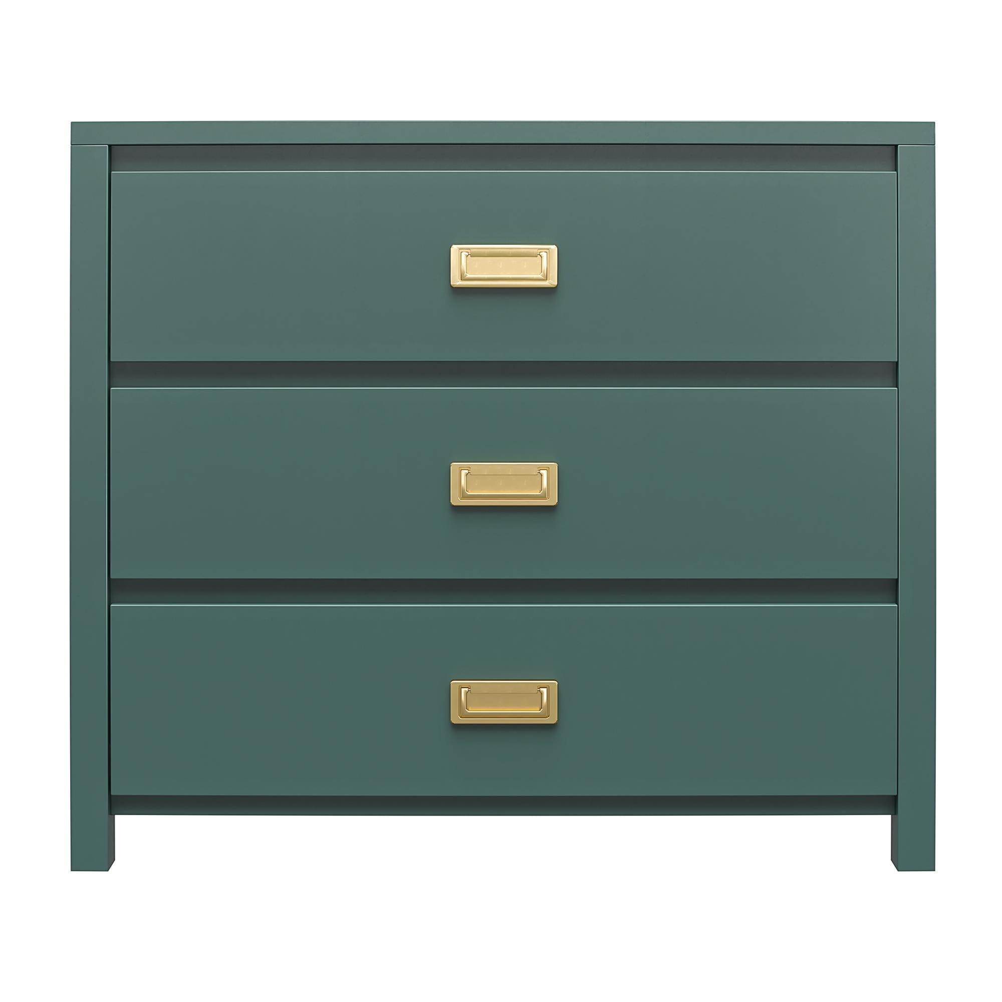 Haven 3-Drawer Kids' Dresser, Hunter Green - Hunter Green