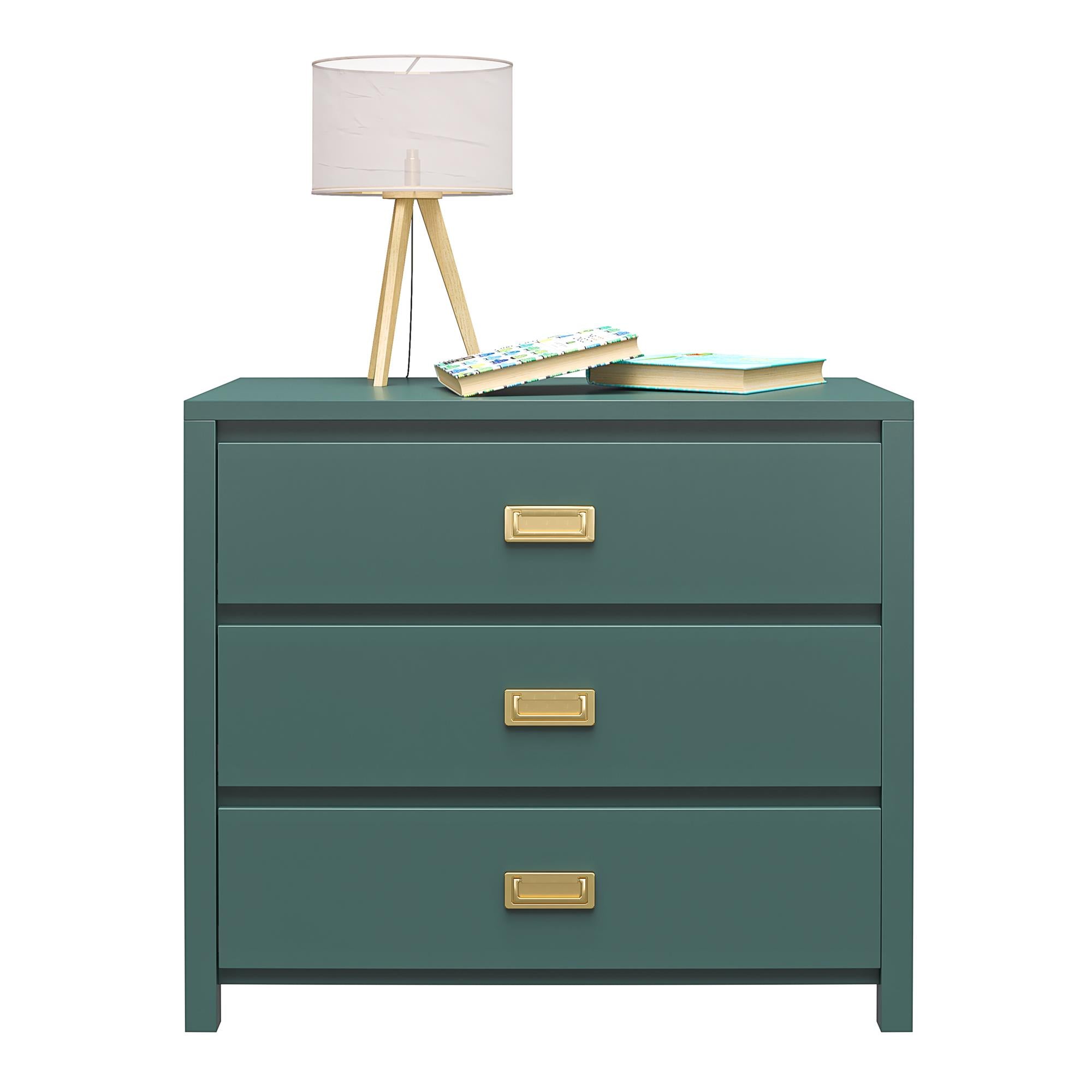 Haven 3-Drawer Kids' Dresser, Hunter Green - Hunter Green