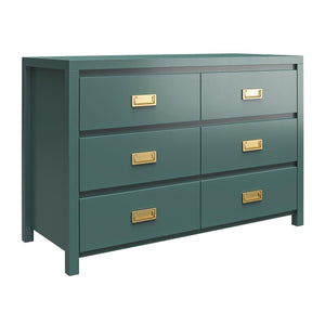 Monarch Hill Haven 6-Drawer Kids' Dresser, Hunter Green - Hunter Green
