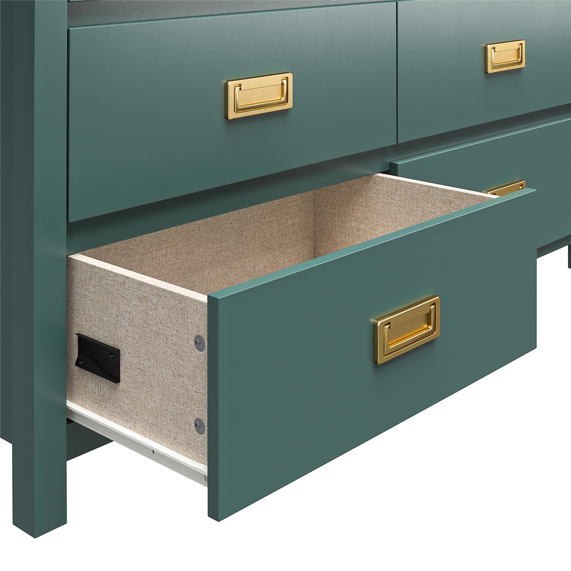 Monarch Hill Haven 6-Drawer Kids' Dresser, Hunter Green - Hunter Green