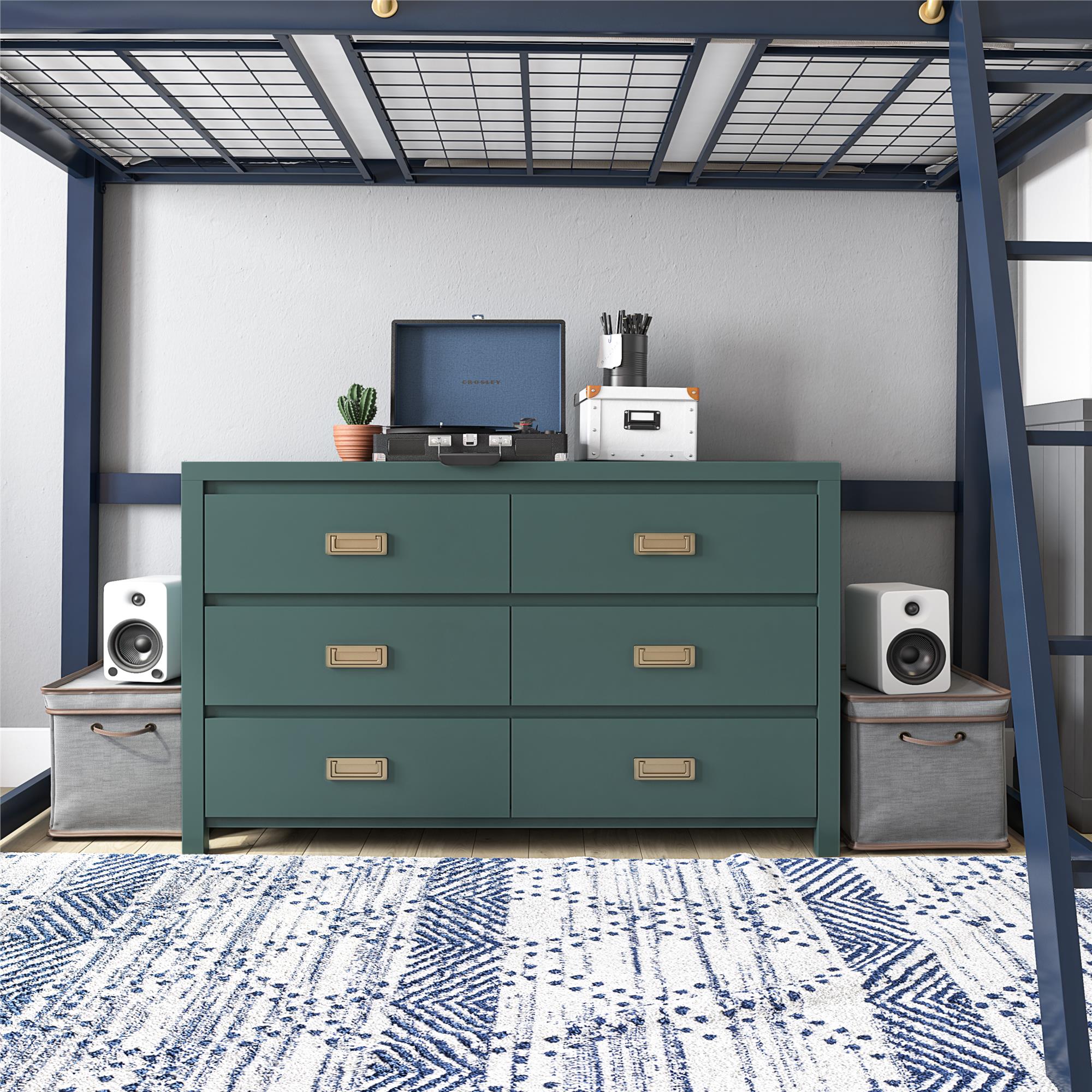Monarch Hill Haven 6-Drawer Kids' Dresser, Hunter Green - Hunter Green