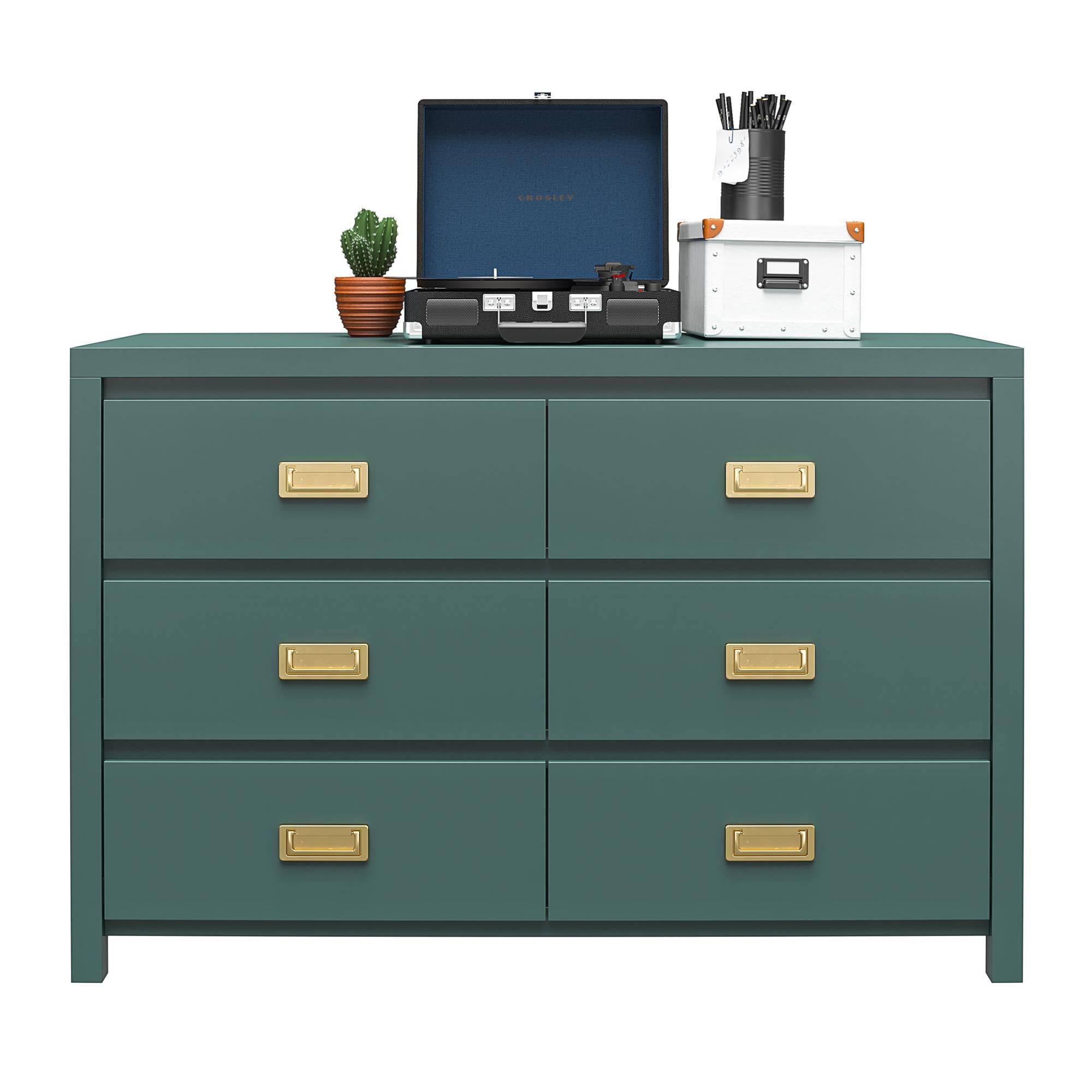 Monarch Hill Haven 6-Drawer Kids' Dresser, Hunter Green - Hunter Green