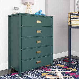 Monarch Hill Haven 5-Drawer Kids' Dresser, Hunter Green - Hunter Green