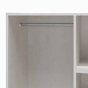 Systembuild Evolution Suite Style Modular Extra Wide Wardrobe with Open Shelves - Magnolia Oak