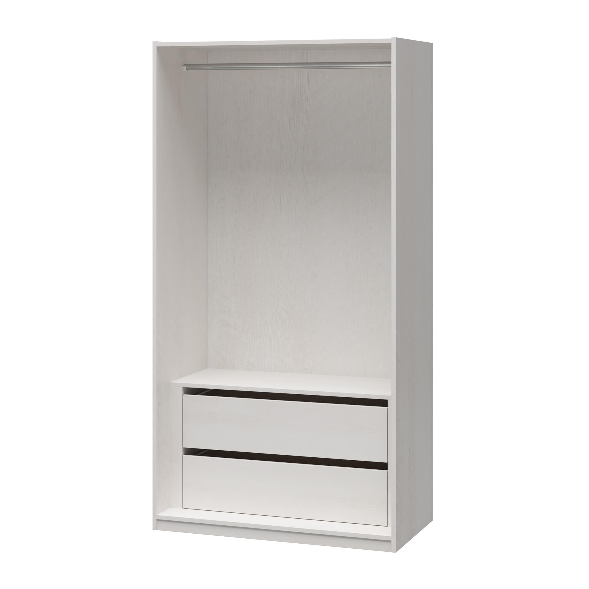 Systembuild Evolution Suite Style Modular Extra Wide Wardrobe with Drawers - Magnolia Oak