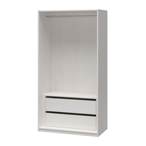 Systembuild Evolution Suite Style Modular Extra Wide Wardrobe with Drawers - Magnolia Oak