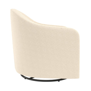 DHP Gentle Swivel Accent Chair - Ivory Boucle