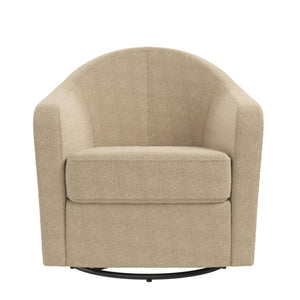 DHP Gentle Swivel Accent Chair - Taupe Boucle