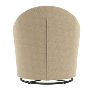 DHP Gentle Swivel Accent Chair - Taupe Boucle