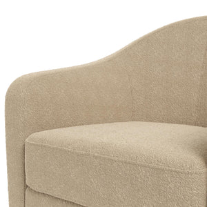 DHP Gentle Swivel Accent Chair - Taupe Boucle