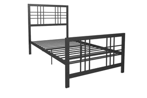 DHP Burbank Metal Bed - Black - Twin