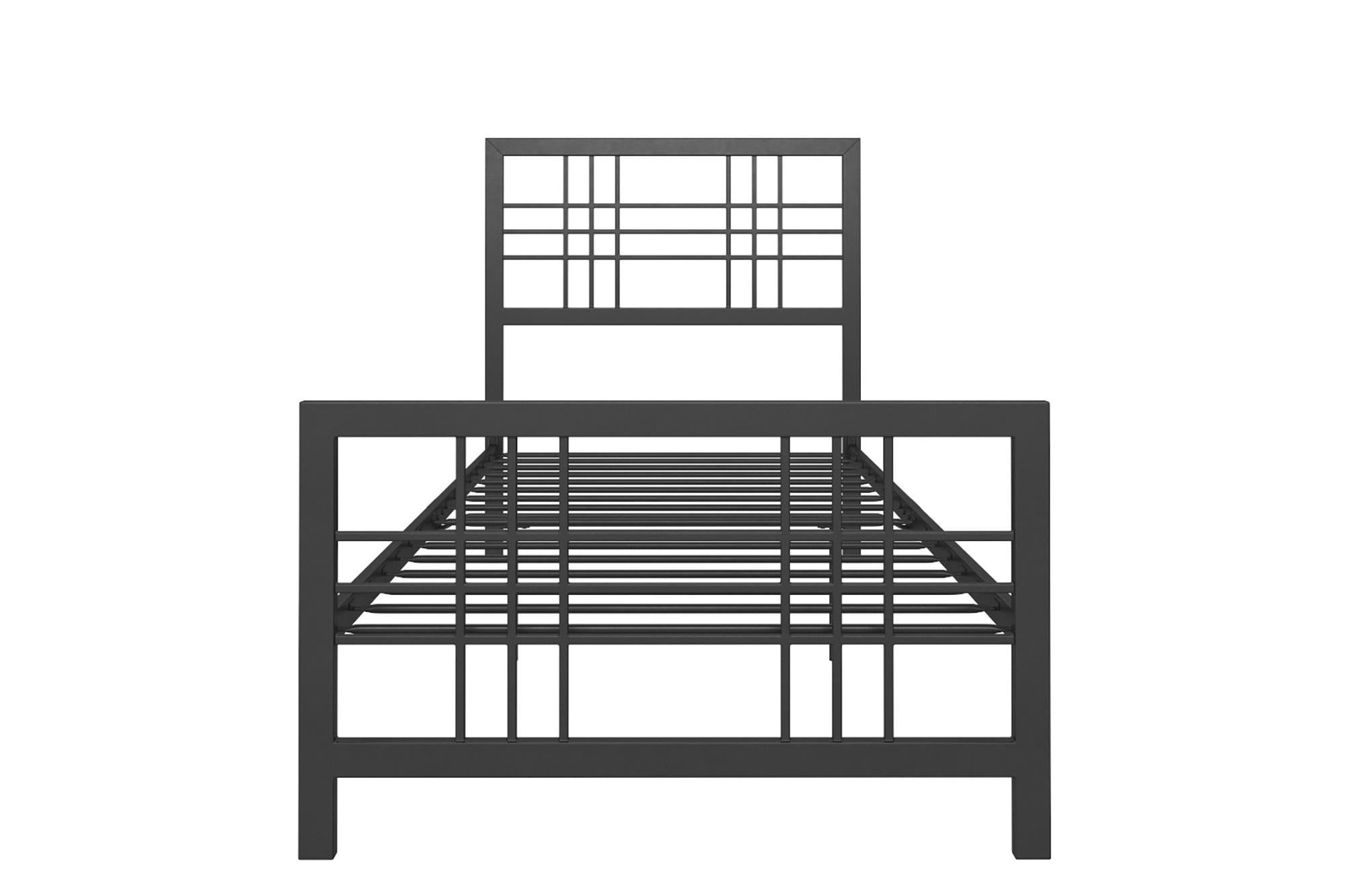 DHP Burbank Metal Bed - Black - Twin