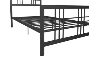 DHP Burbank Metal Bed - Black - Twin