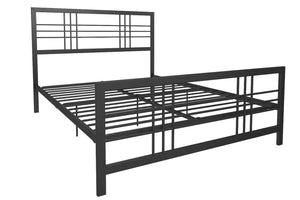DHP Burbank Metal Bed - Black - Full