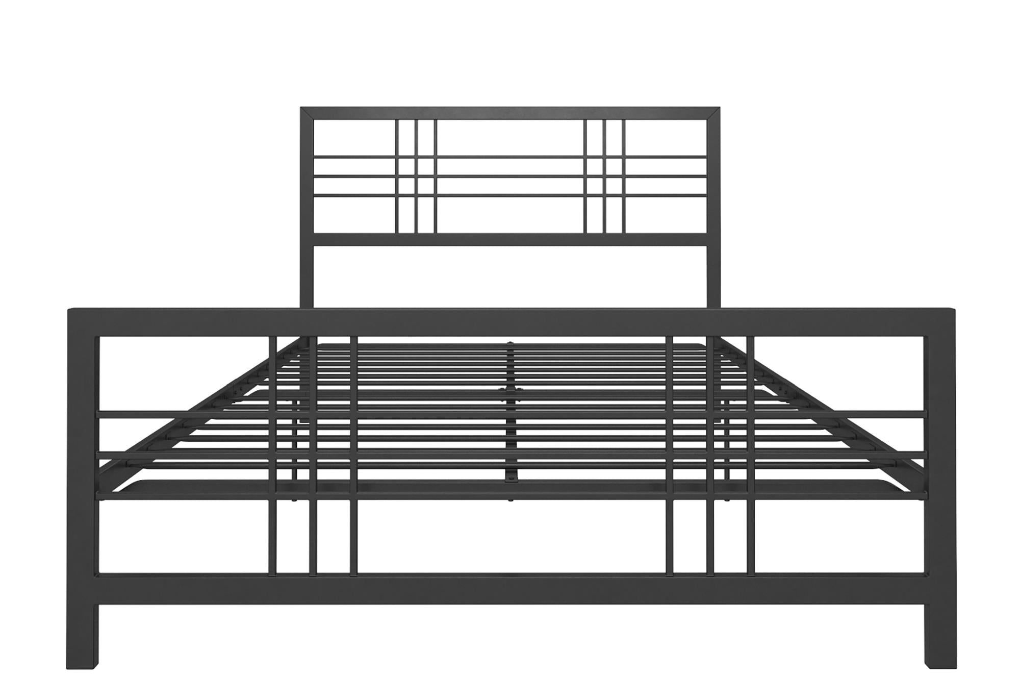 DHP Burbank Metal Bed - Black - Queen