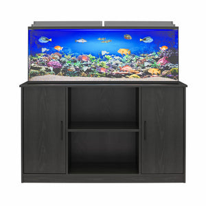 Ollie & Hutch Dory 55 Gallon Aquarium or Terrarium Stand - Black Oak