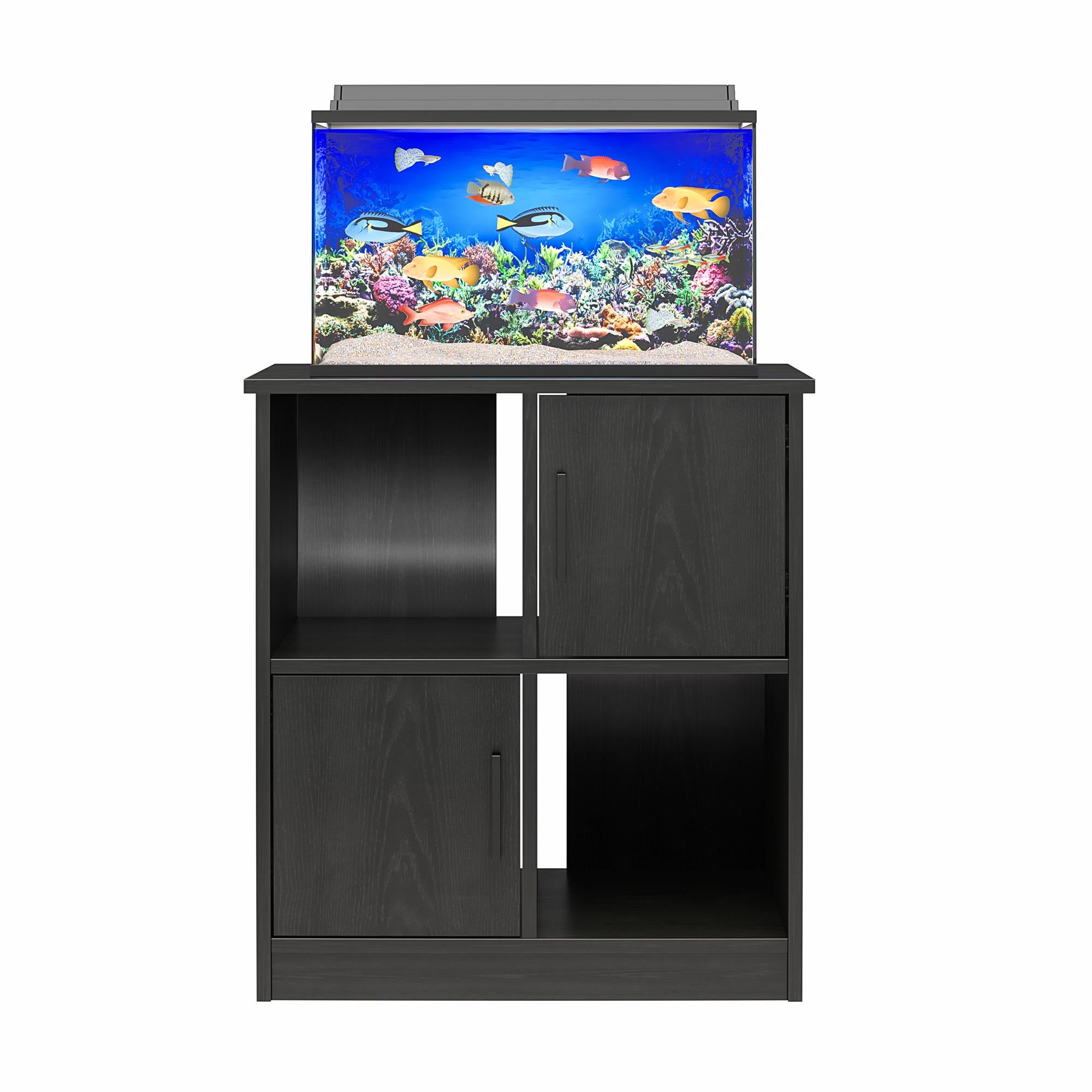Ollie & Hutch Dory 10/20 Gallon Aquarium or Terrarium Stand - Black Oak