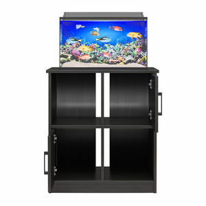 Ollie & Hutch Dory 10/20 Gallon Aquarium or Terrarium Stand - Black Oak