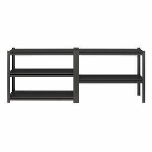 Systembuild Evolution Rack-Tite 5-Shelf Toolless Steel Frame Garage Storage Shelving Unit - Pewter