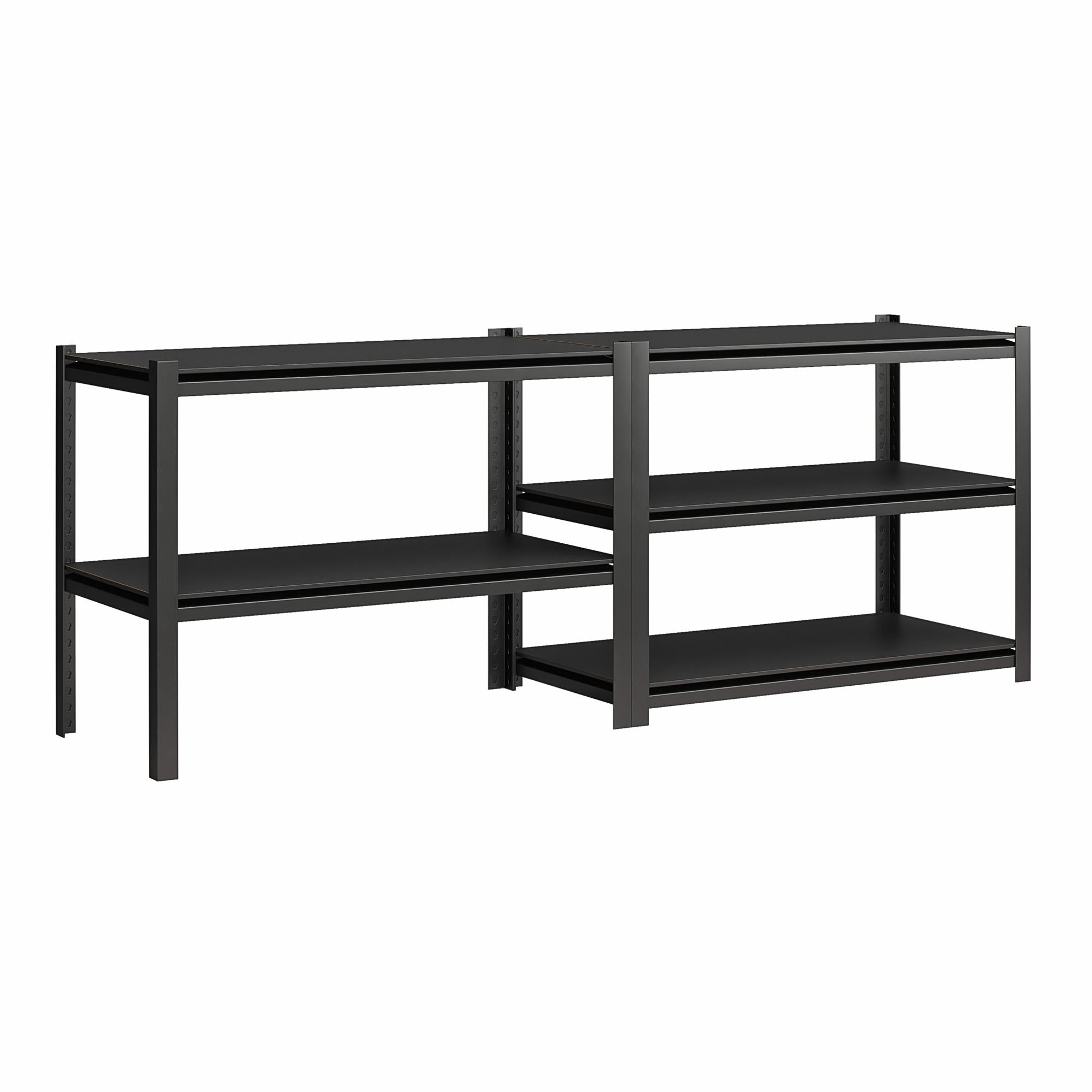 Systembuild Evolution Rack-Tite 5-Shelf Toolless Steel Frame Garage Storage Shelving Unit - Pewter